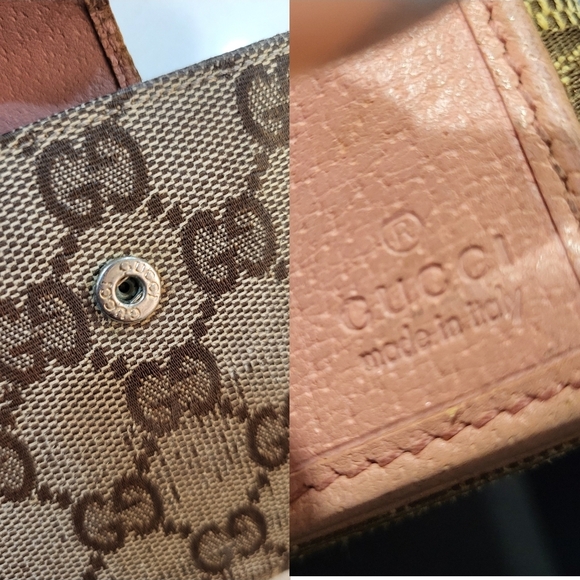 Gucci Brown Monogram Double-sided Wallet - Picture 7 of 12